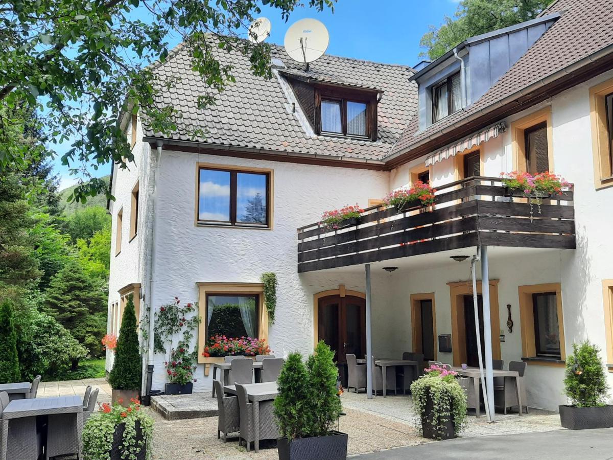 Hotel Pension Bluechersruh Bad Berneck im Fichtelgebirge Eksteriør bilde