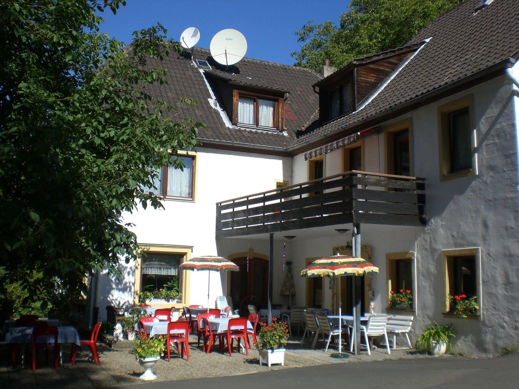 Hotel Pension Bluechersruh Bad Berneck im Fichtelgebirge Eksteriør bilde